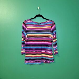 Ralph Lauren Multicolor Striped Blouse